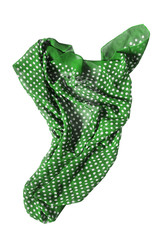 Crumpled kerchief isolated