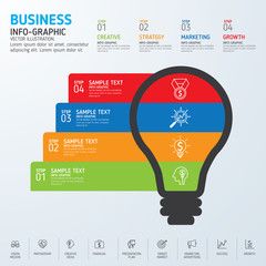 Business Info-graphic vector concept. Use for business, marketing, creative, web design and graphics. Vector, Background. Info-graphic inspire to drive your business project.