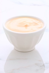 plain french style yogurt
