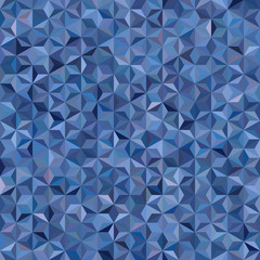 Vector seamless abstract background for design with blue triangles. Vector illustration
