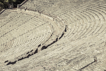 Epidaurus Theater In Greece