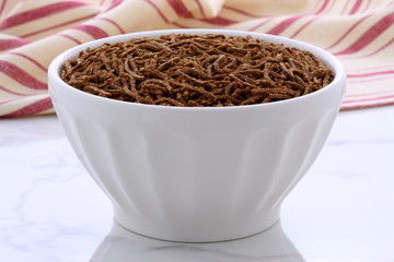 vintage bran cereal breakfast
