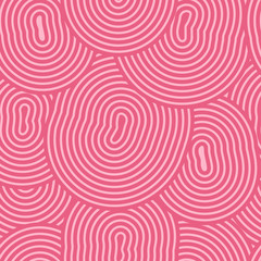 Abstract seamless ornament, stencil round pattern, cut out design, decor element