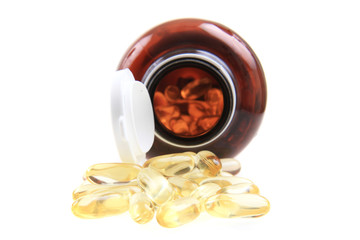 medical pills isolated