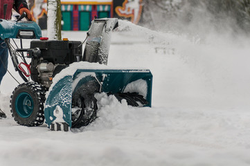 snow machine manual on the street