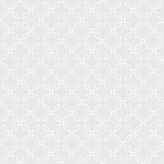 Neutral Seamless Linear Flourish Pattern.