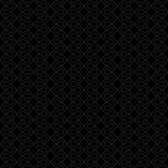 Neutral Seamless Linear Flourish Pattern.