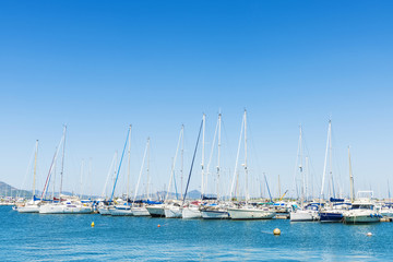 Obraz premium Leisure port in Alghero, Sardinia, Italy