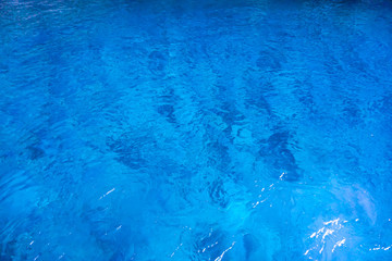 Crystal clear water at Corfu Island