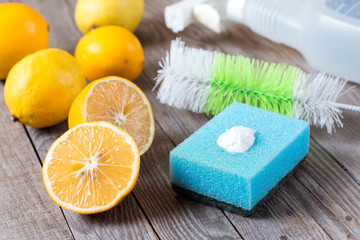 Lemon and sodium bicarbonate