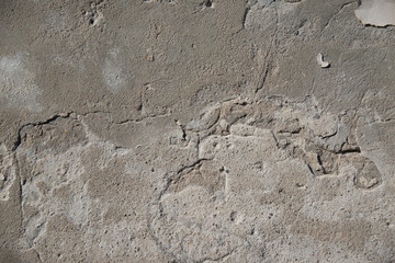 Old concrete wall with cracks