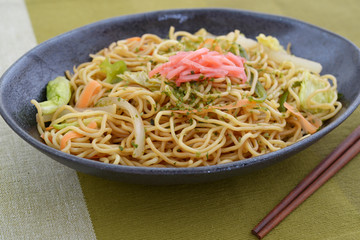 おいしそうな焼きそば