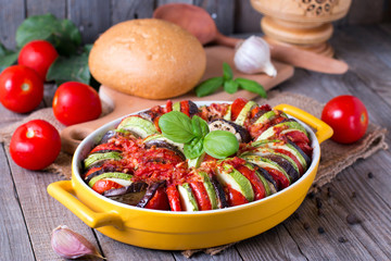 Ratatouille - traditional French Provencal vegetable dish