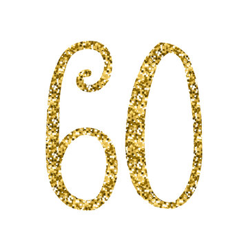 GOLD GLITTER ICON – 60 YEARS