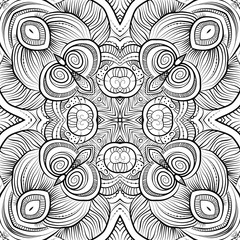 Abstract vector ethnic sketchy background