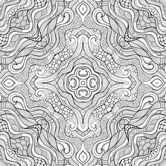 Abstract vector ethnic sketchy background