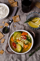 Soup with vegetables