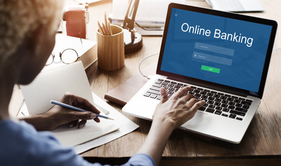 Online Payment Internet Banking  Concept