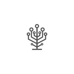 Network tree icon