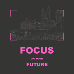 Camera recording screen.vector illustration