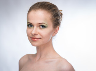 Fototapeta premium Face of a beautiful woman