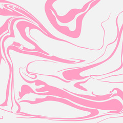 Vector marbling background with light pink colors square composition