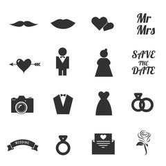 wedding invitation icon vector illustration
