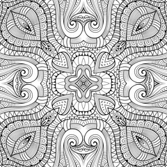 Fototapeta premium Abstract vector ethnic sketchy background