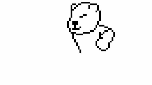 pixel art tiger football
