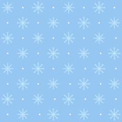 Fototapeta na wymiar Dotted snowflake pattern