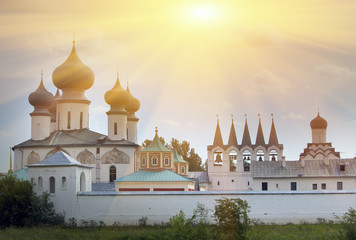 Tikhvin Assumption Monastery, a Russian Orthodox, (Tihvin, Saint Petersburg region, Russia)