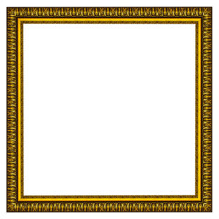 antique frame Isolated on white background