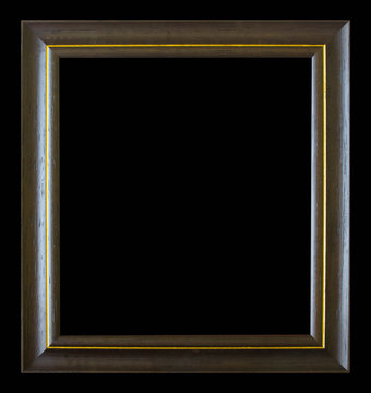 frame Isolated on black background .