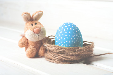 Rabbit (bunny) and Easter Egg