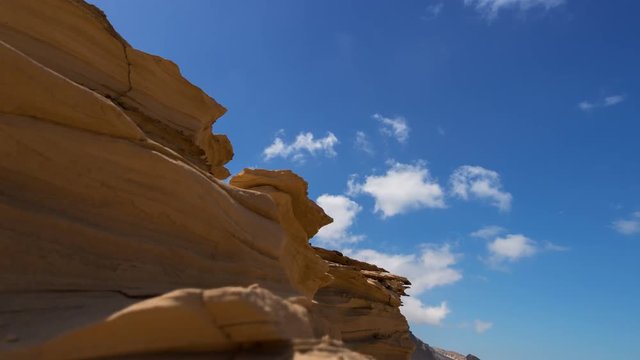 4k UHD  pan sandstone to Roque del Morro time lapse 11212
