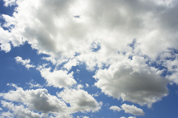 青い空と白い雲