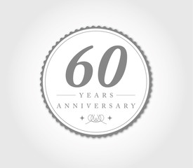 60 years anniversary