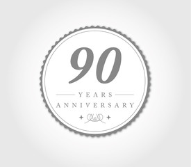 90 years anniversary