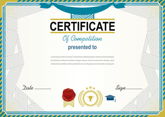 Official certificate and wafer