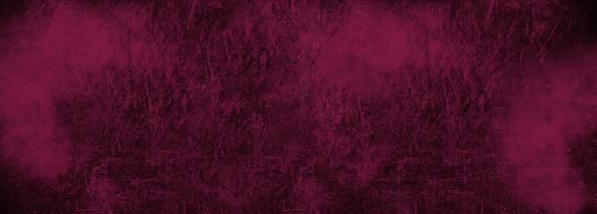 Raspberry and black textured background old paper. School Background color texture Old paper Vintage Banner Graphics Dark background