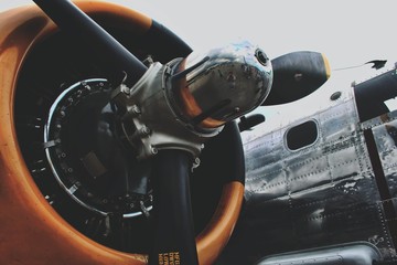Airplane Propeller and Engine © Joe