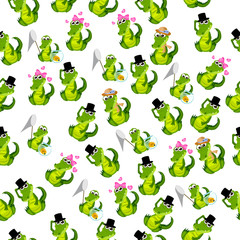 Obraz premium cute crocodile or alligator