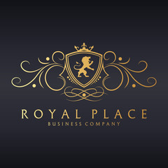 Royal Lion Logo Template 
