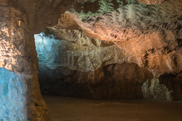 Caves of Hercules location in the north of Morocco, Africa.
