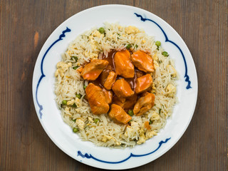 Sweet and Sour Chicken Chinese Food