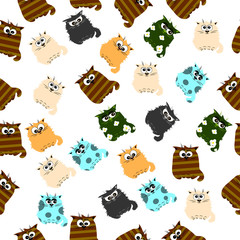 Obraz premium illustration of a Cute cat