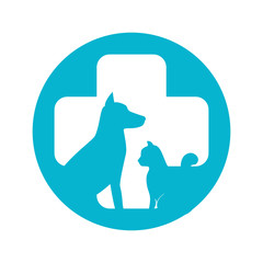 pet shop center icon vector illustration design