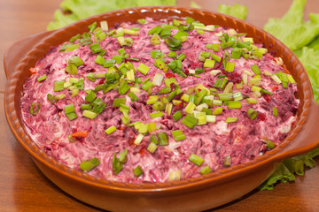 Russian snack herring 