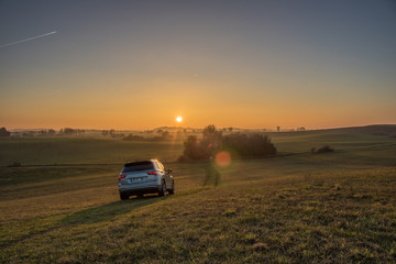 Fototapeta premium Offroad Sunset