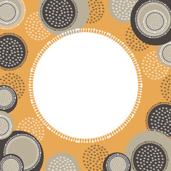 Floral doodle background texture illustration